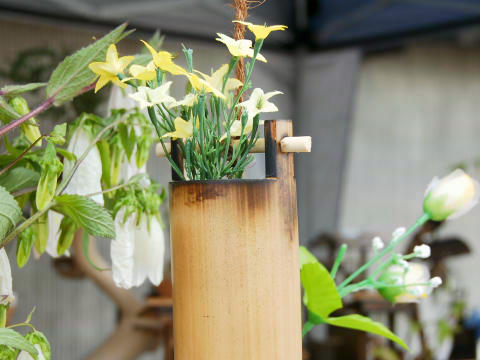 竹の釣り鉢